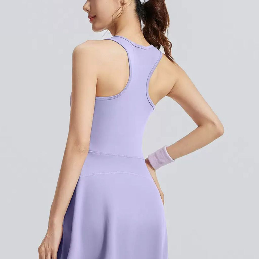 Pekanbaru JevyActive - Zippie Dress - Dress Ritsleting Jumsuit - Rok Padel Tennis Wanita
