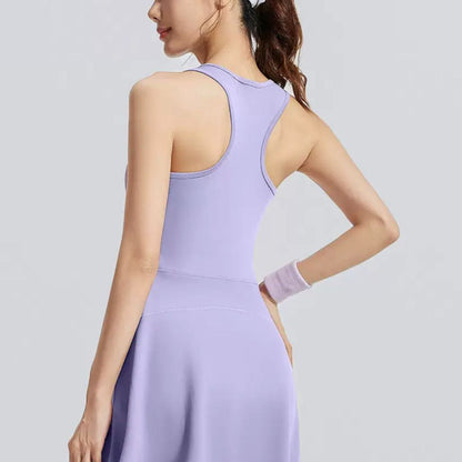 Pekanbaru JevyActive - Zippie Dress - Dress Ritsleting Jumsuit - Rok Padel Tennis Wanita