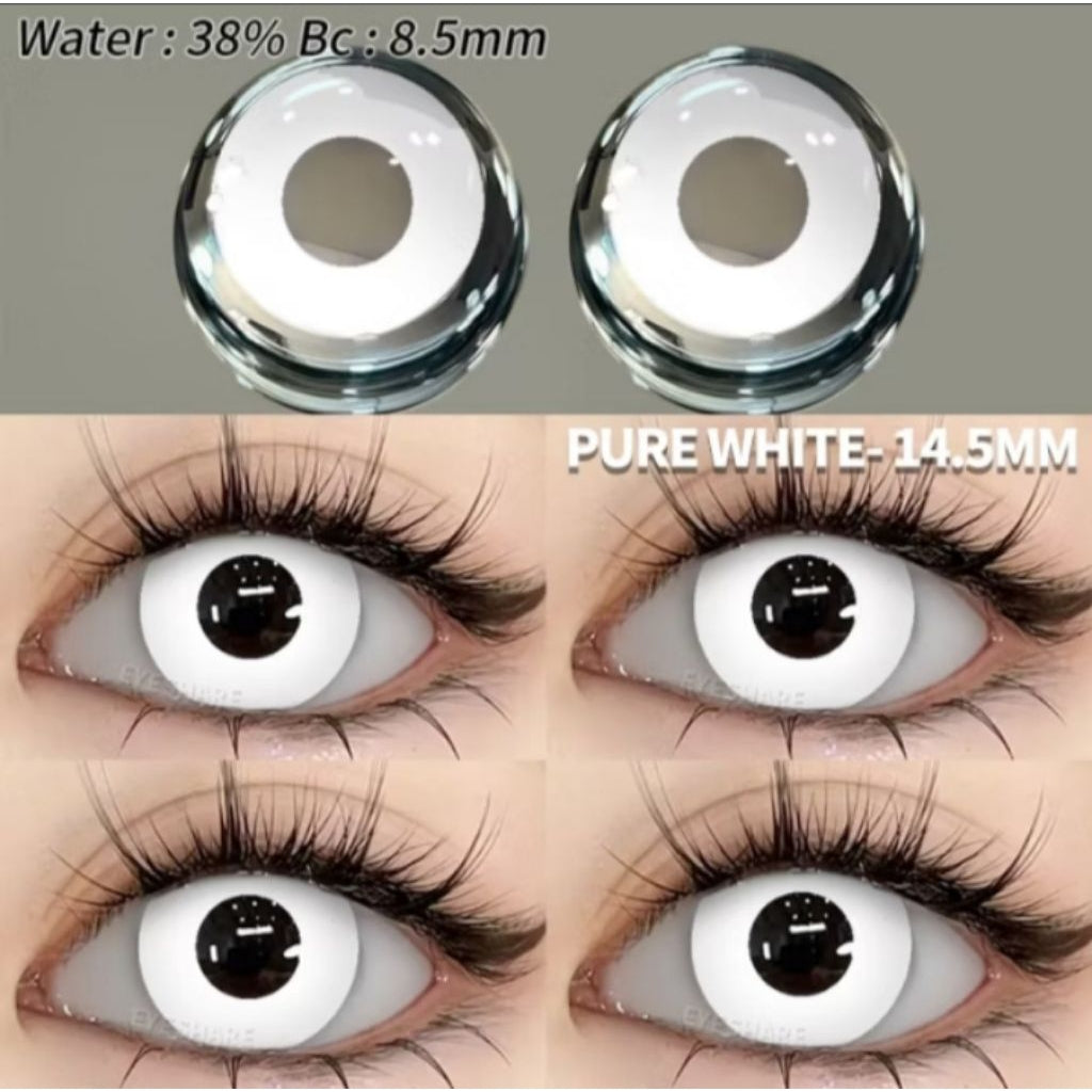 Pekanbaru [Cod] Softlens Kakashi 2 Pcs/1 Pair Cosplay Manga Anime Naruto Halloween