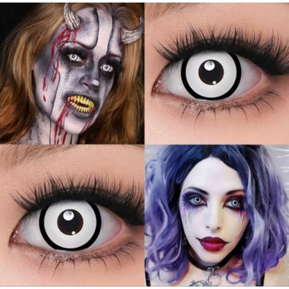 Pekanbaru Softlens Cosplay, Koleksi Lensa Seni Gotik, Diameter: 14.50Mm Anime Hantu
