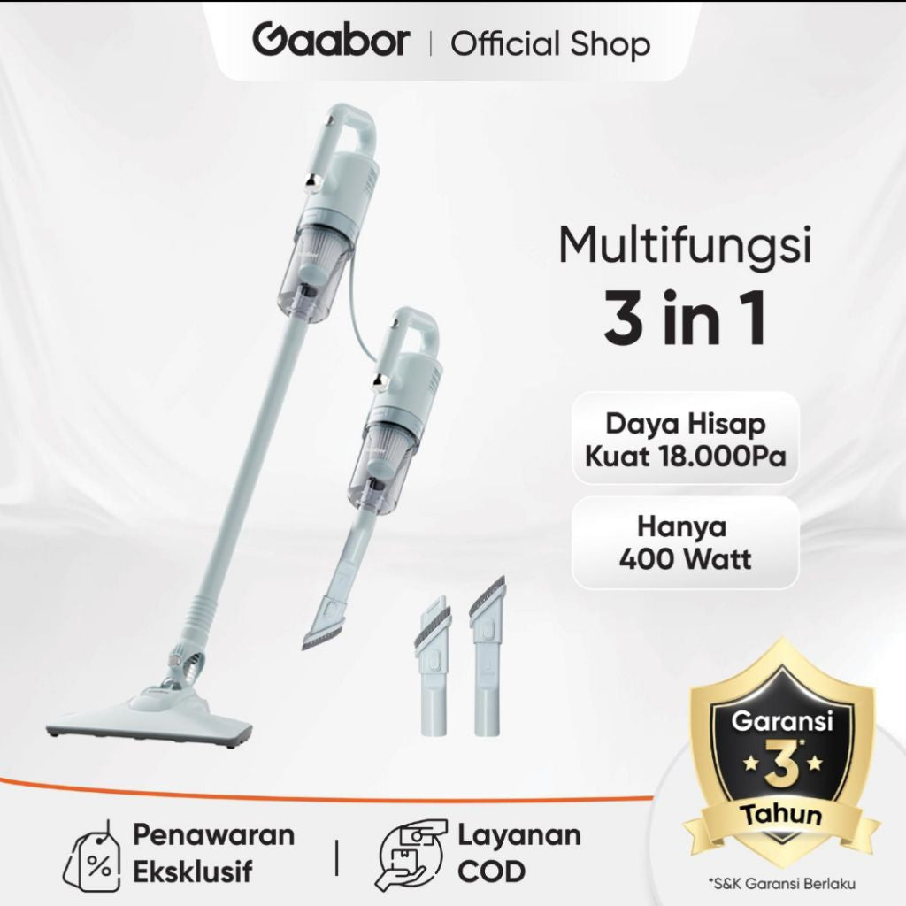 Pekanbaru Vacuum Cleaner Gaabor Cleva 3In1 / Penyedot Debu Gaabor Multi Fungsi 400W Kookv