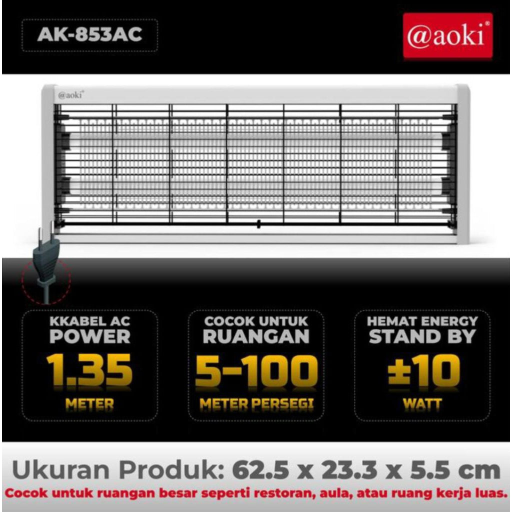Pekanbaru Perangkap Nyamuk Aoki / Insect Killer Arus Ac 4W 6W 8W 10W