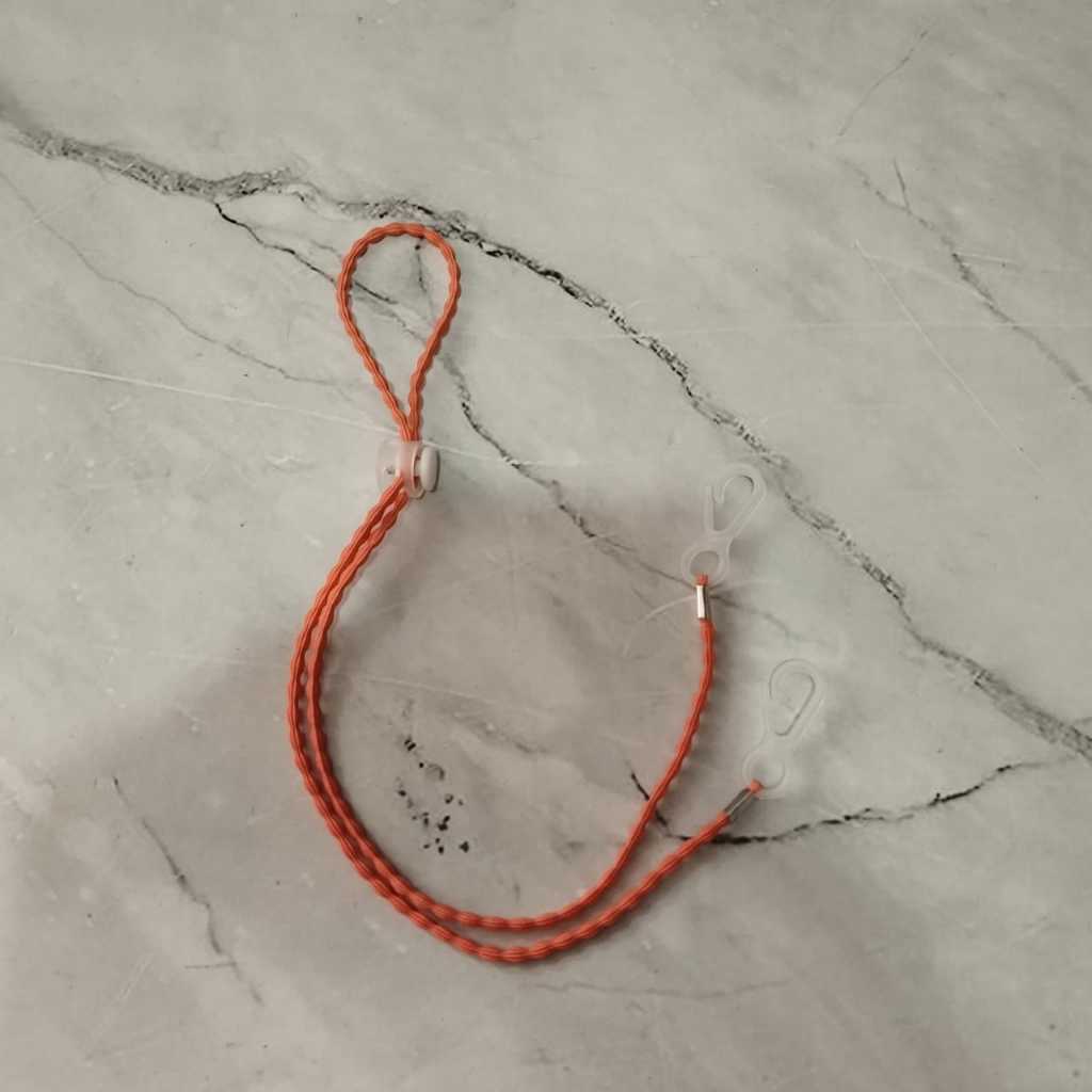 Pekanbaru [YL] Strap Masker 2 in 1/ Kalung Masker / Kalung Gantungan Masker Multifungsi Bisa dipakai utk Hijab / Strap Masker Pita/Kalung Masker Hijab 2 in 1 Stap Masker Elastis Konektor Masker Boba