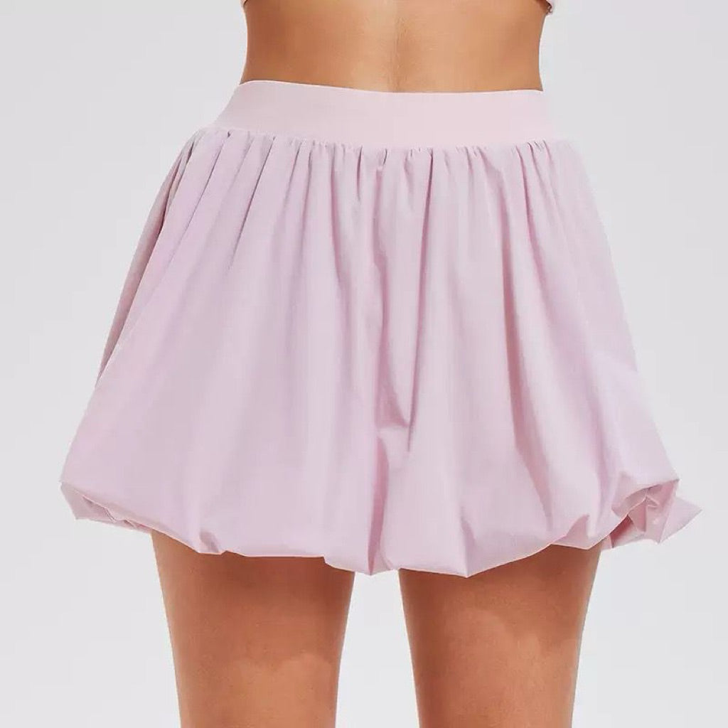 Pekanbaru Puffy Skort Rok Celana Olahraga Wanita High Waist | Tennis Padel Golf Skirt Pocket - JevyActive