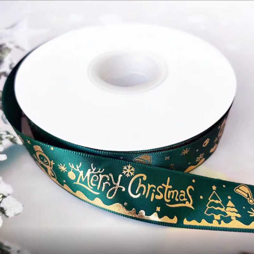 Pekanbaru Christmas Ribbon / Pita Natal Berbagai Jenis Per Meter