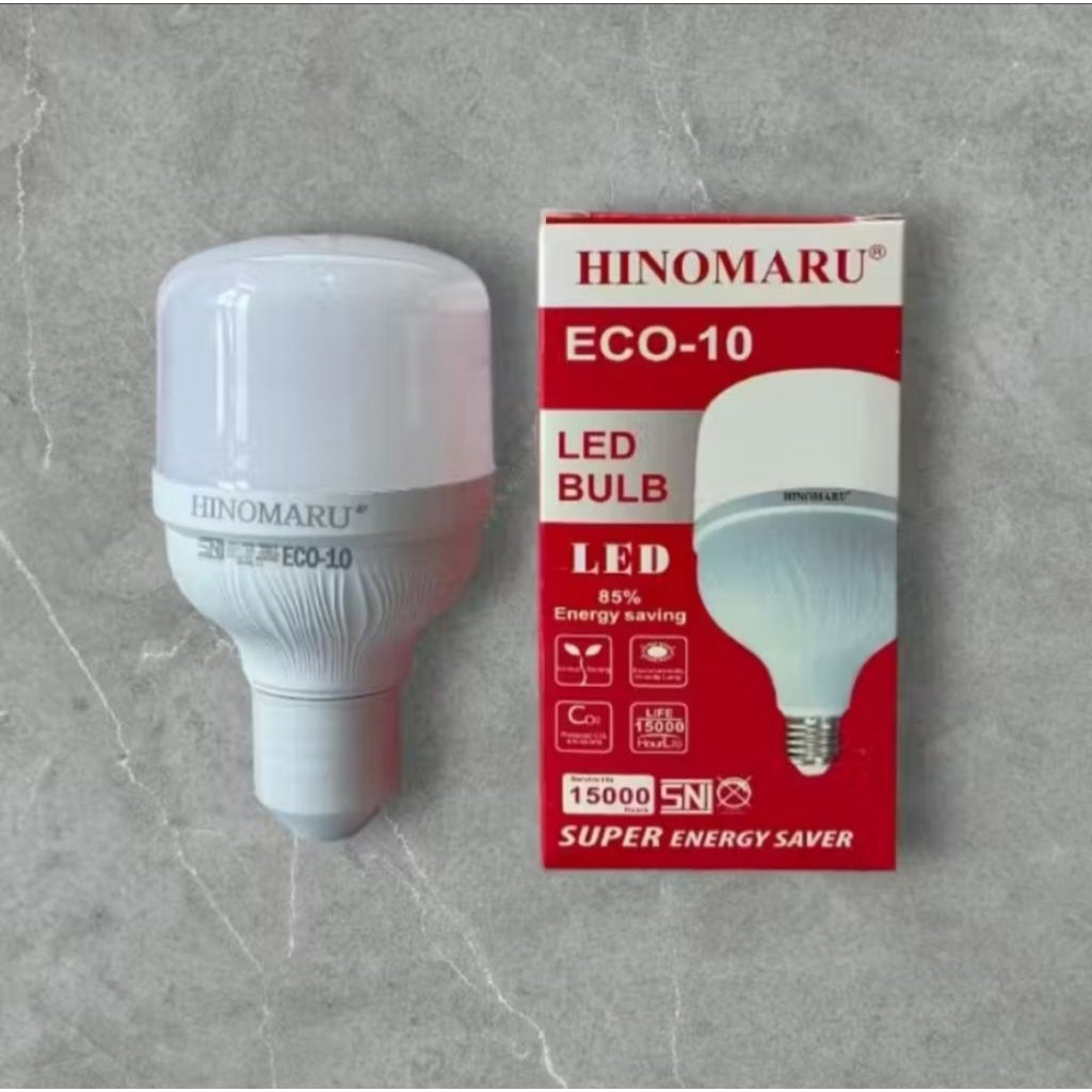 Pekanbaru Lampu Led Eco Bulb Hinomaru Cahaya Putih 5W 10W 15W 20W 30W 40W 50W 60W