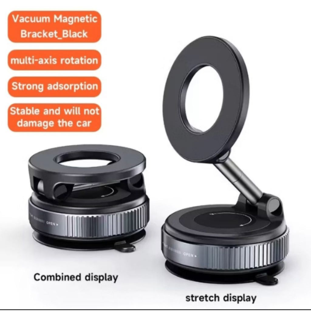 Pekanbaru Holder Hp Magnetic Dudukan Ponsel Mobil Lipat Holder Vakuum Anti Jatuh Magnet