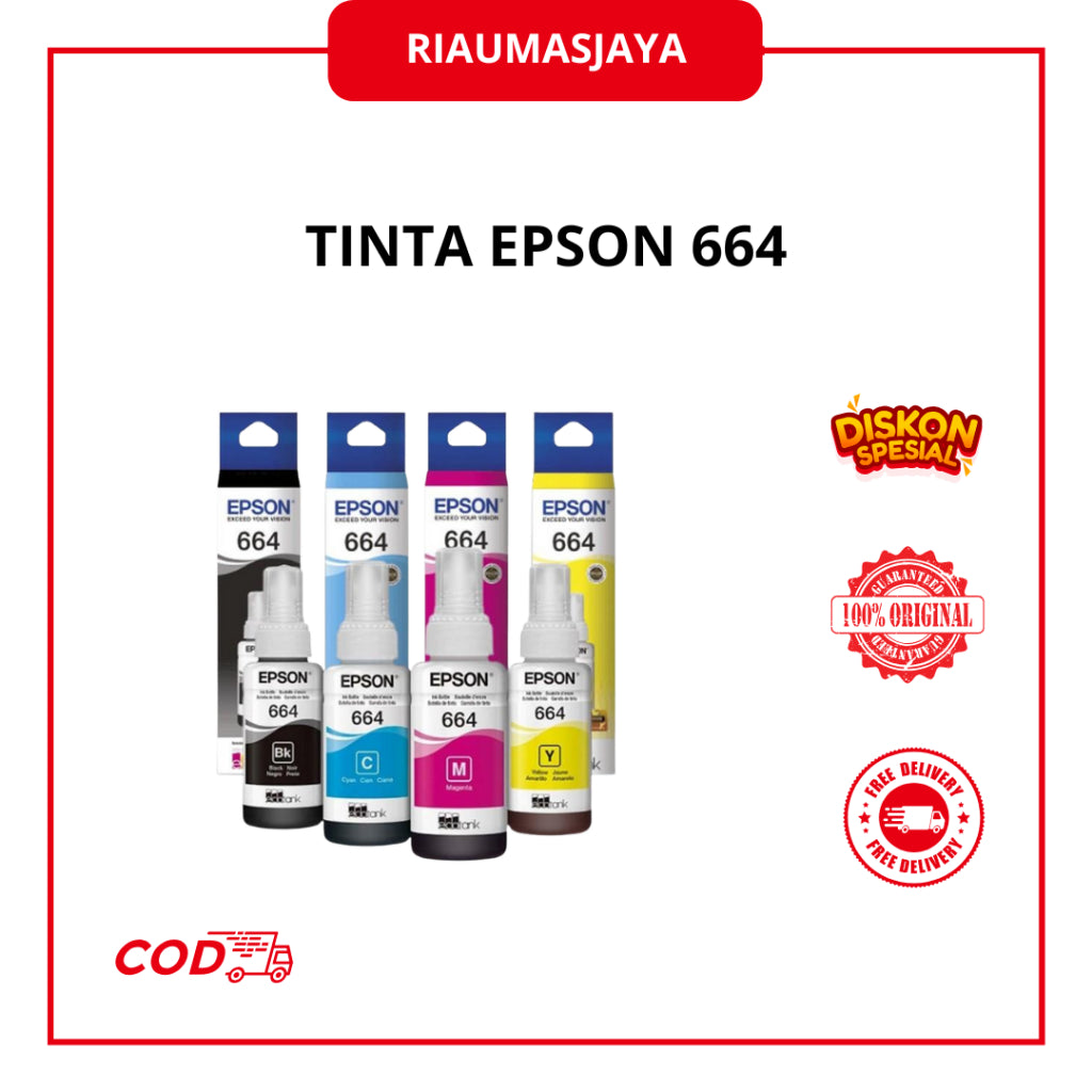 Pekanbaru Tinta Epson 664 Original
