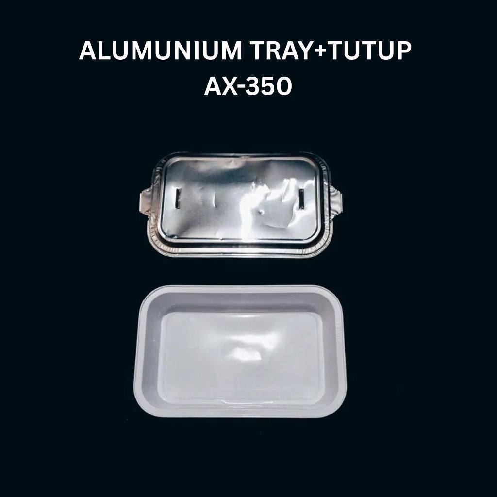 Pekanbaru 25 Pcs Alumunium Foil Tray BX 4381 Kemasan Dimsum Mentai Lasagna Macaroni Schotel Spaghetti Brulee