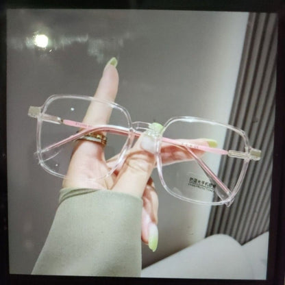 Pekanbaru Kacamata Anti Radiasi Wanita Pria Lensa Square Replaceable
