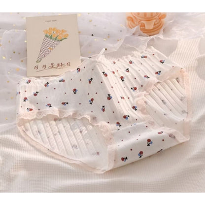 Pekanbaru Cd Celana Dalam Wanita Strawberry Pink Mulus Sutra Briefs Mid
