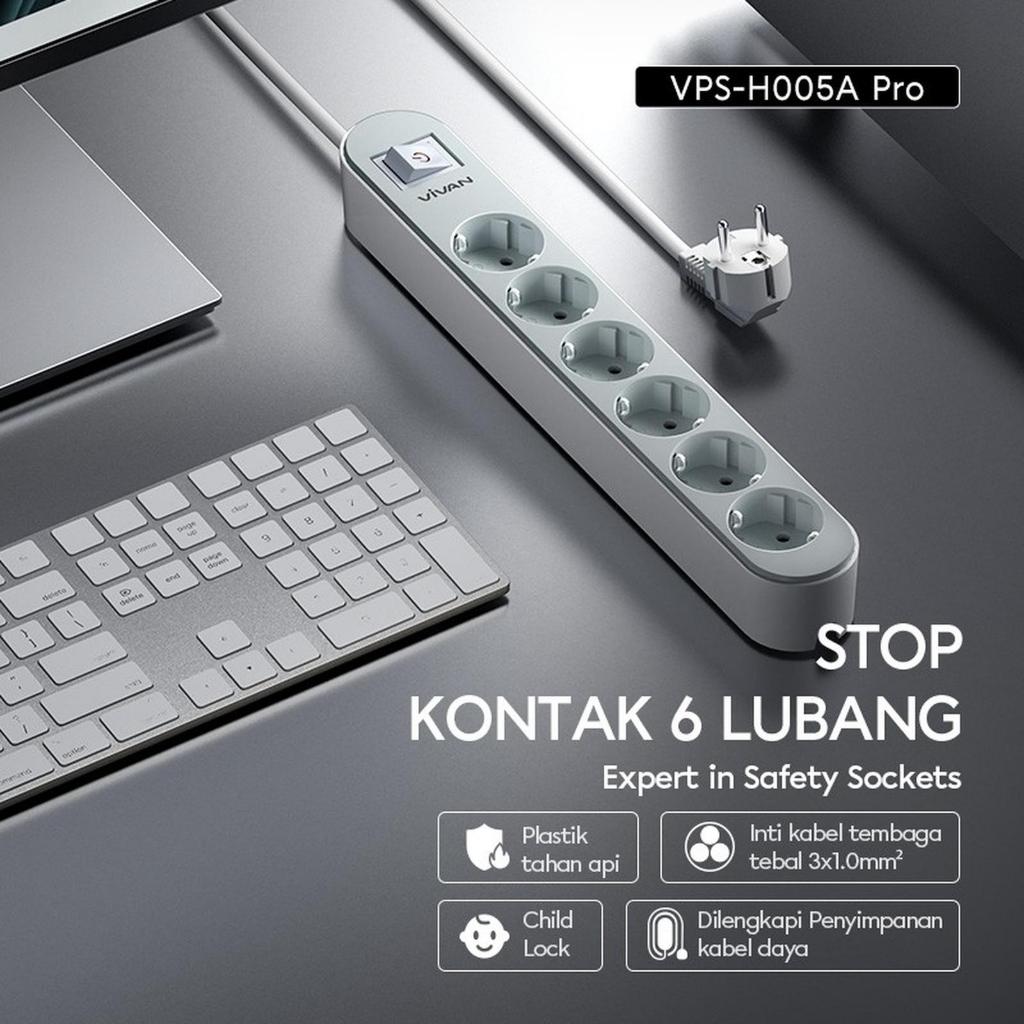 Pekanbaru Vivan Power Strip Vps-H002A Pro / Vps-H003A Pro / Vps-H005A Pro / Vps-H006A Pro