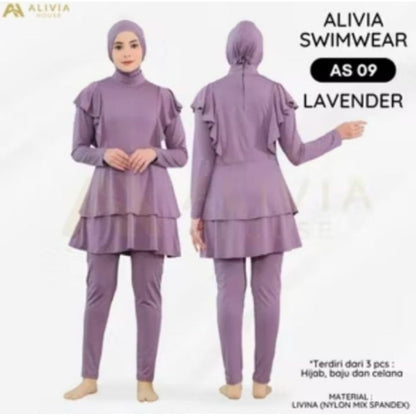 Pekanbaru Alivia House - Alivia Swimwear As09-Baju Renang Muslimah Syari Dewasa Wanita Muslim