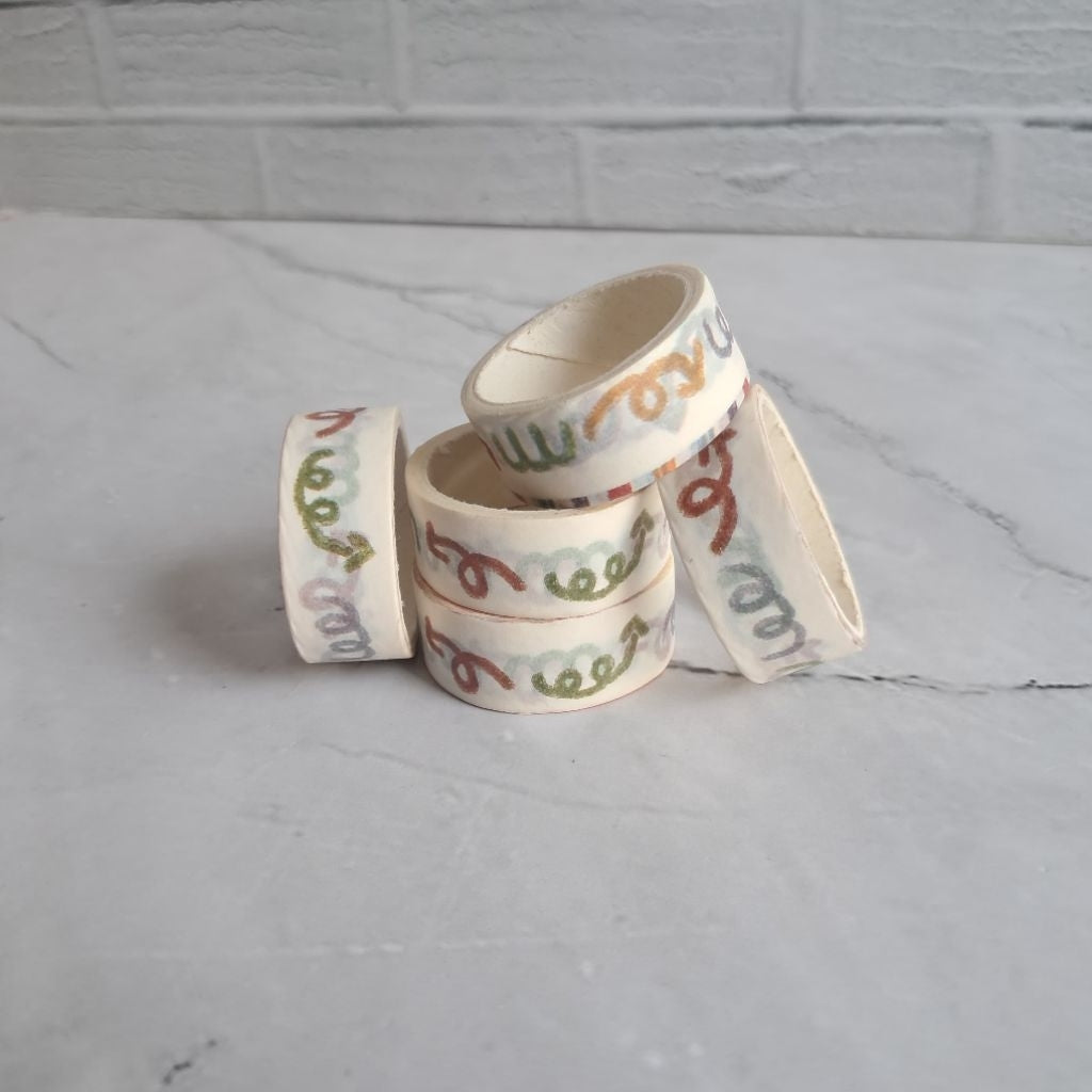 Pekanbaru WASHI TAPE PAPER MASKING TAPE MOTIF UNIK LUCU PER 1 PCS