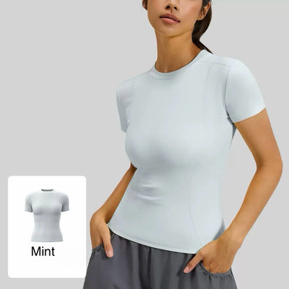 Pekanbaru JevyActive - WM001SS - Aiko Top - Baju Olahraga Wanita - Baju Lengan Pendek