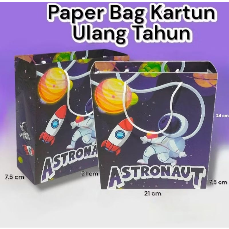 Pekanbaru Paper Bag Kado Karakter Kartun Lusinan Eceran Ukuran 21×7×24 cm Cantik Paperbag Karakter Kartun