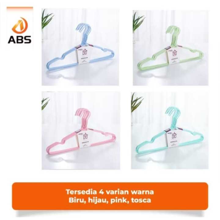 Pekanbaru Gantungan Baju Hanger Stainless Steel Hanger Baju Kawat  Gantungan Besi Berwarna