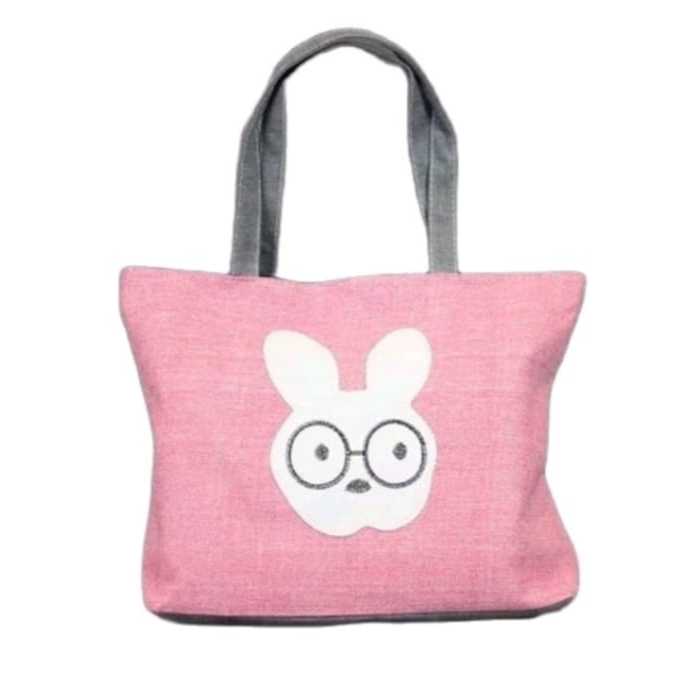 Pekanbaru Tote Bag Wanita Simple Tote bag Printing Motif Aesthethic Tote Bag Canvas Resleting Full Colour Tas Sekolah Kuliah