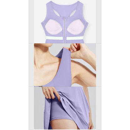 Pekanbaru JevyActive - Zippie Dress - Dress Ritsleting Jumsuit - Rok Padel Tennis Wanita