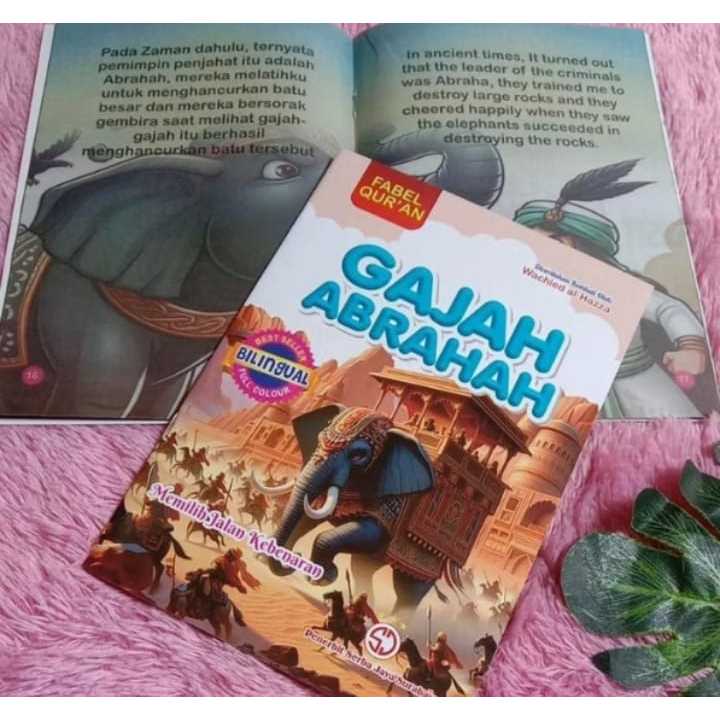 Pekanbaru Buku Cerita Fabel Qur'an Bergambar Bilingual Buku Dongeng Dalam Al-Qur'an Terbaru