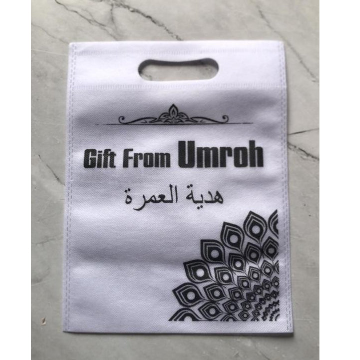 Pekanbaru (1 PCS) Tas Spunbound Oleh-Oleh Umroh Haji Gift Tote Bag Tas Spunbond Hadiah Umrah Hajj Ukuran 20x25cm
