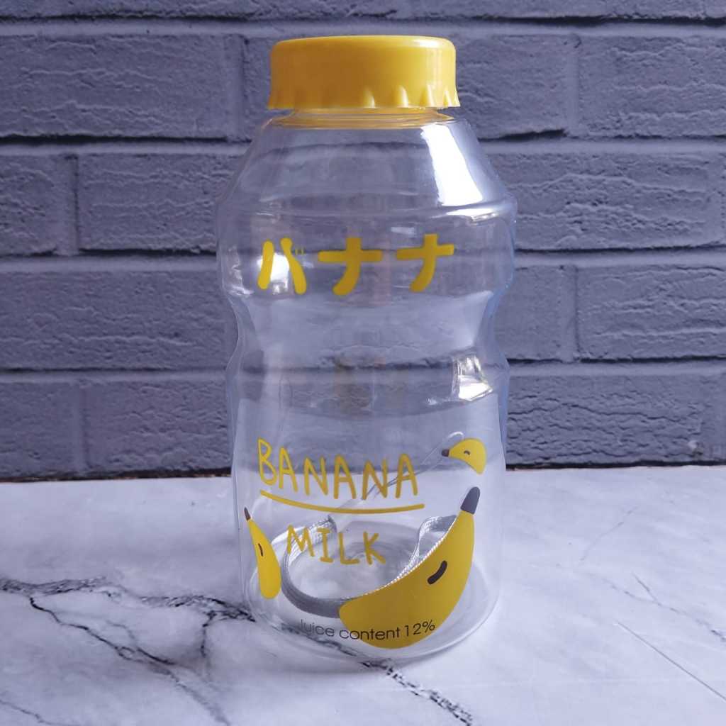 Pekanbaru HR- BOTOL MINUM PLASTIK COFFEE Tea Portable Korea Tumbler Kopi Teh Portable Gelas Plastik Anti Tumpah (WARNA RANDOM)