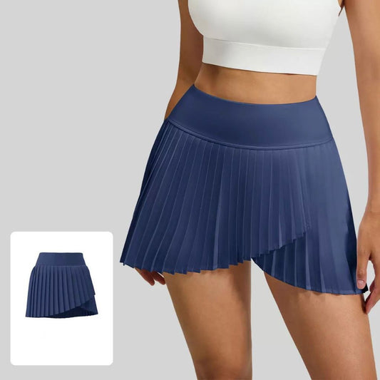 Pekanbaru JevyActive - Slit Skort - Rok Tenis Padel Wanita - Rok Plisket Olahraga - Rok Pendek Sporty