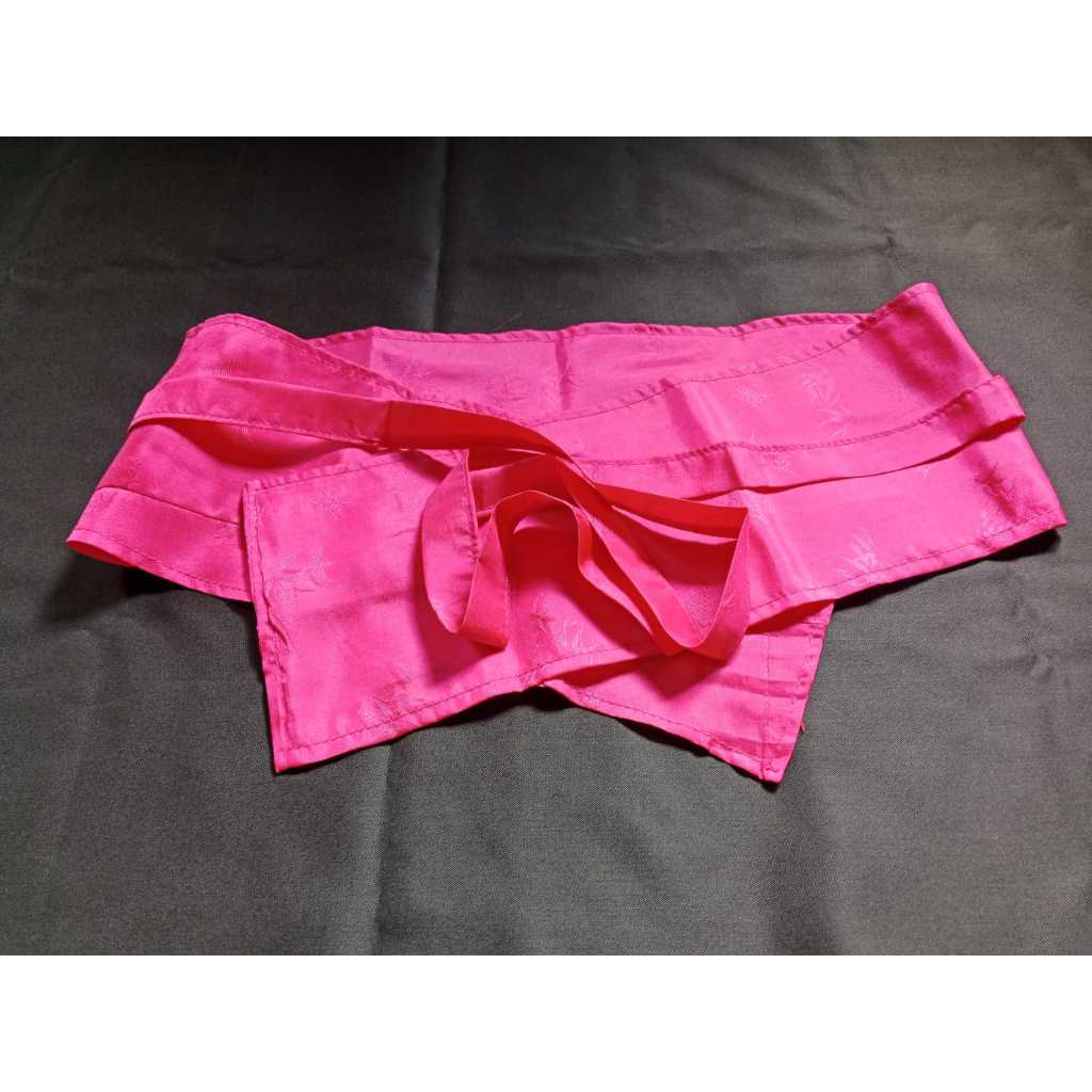 Pekanbaru Obi belt satin premium, toyobo/ ikat pinggang wanita kekinian Obi belt batik/polos Homemade