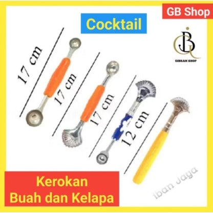 Pekanbaru Kerokan Buah Coktail Degan Kelapa Muda, Blewah Macam Varian