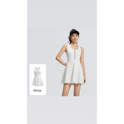 Pekanbaru JevyActive - Zippie Dress - Dress Ritsleting Jumsuit - Rok Padel Tennis Wanita