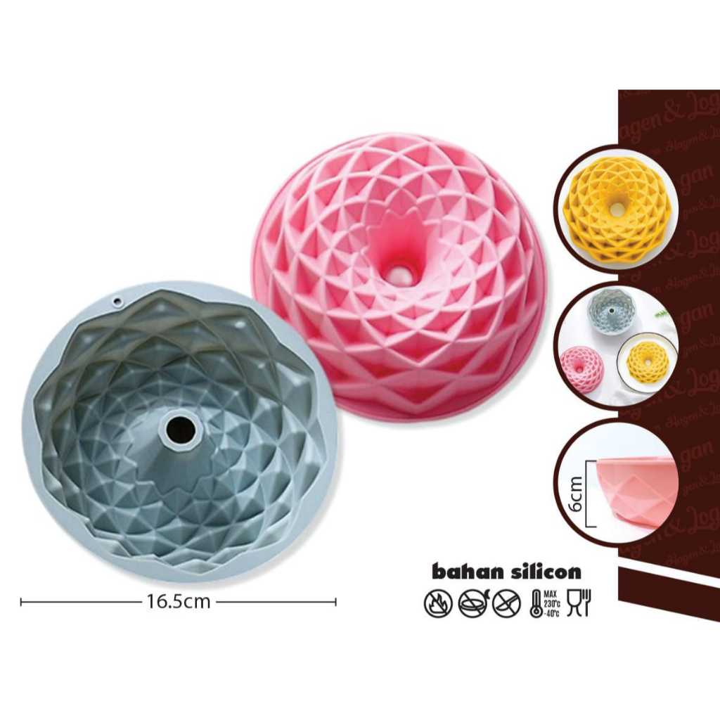Pekanbaru Cetakan / Loyang Silicon Berbagai Motif