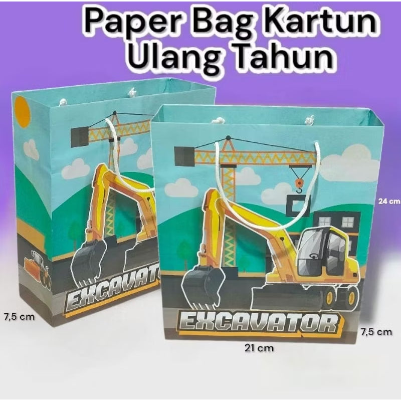 Pekanbaru Paper Bag Kado Karakter Kartun Lusinan Eceran Ukuran 21×7×24 cm Cantik Paperbag Karakter Kartun
