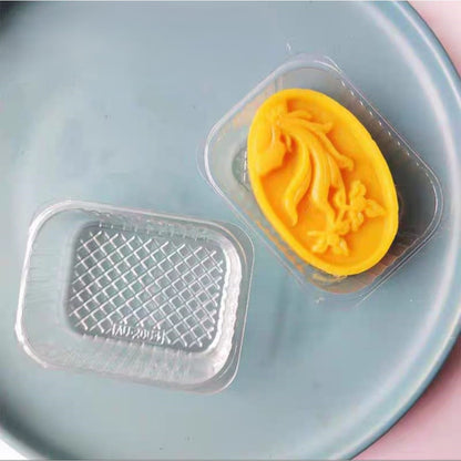 Pekanbaru Mika Tray Mini Bening Untuk Nastar Per Pack