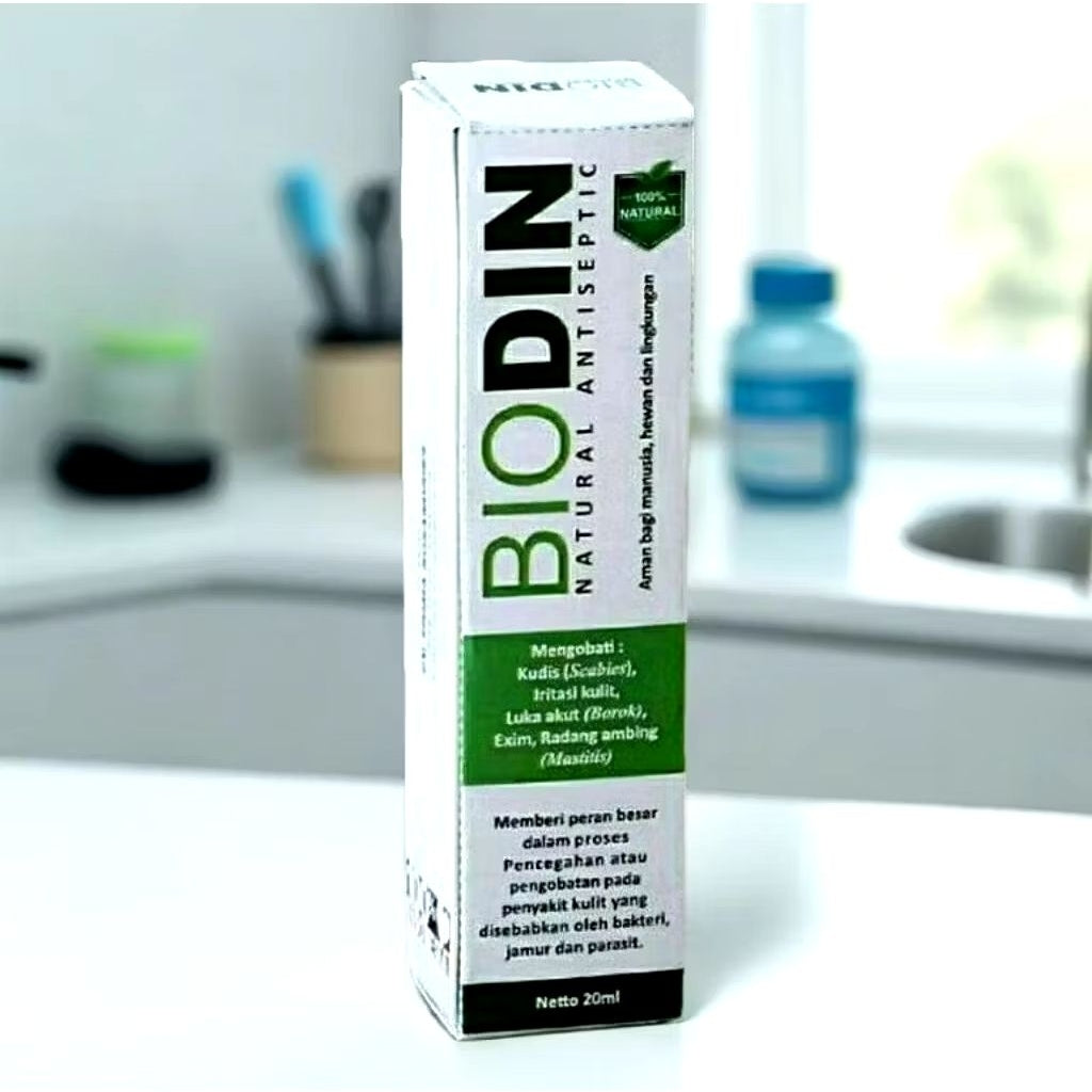 Pekanbaru BIODIN SPRAY 20 ML Obat Kucing Anjing Anti Jamur Luka Scabies Demodex Parasit Penyakit Kulit Kudis Scadix