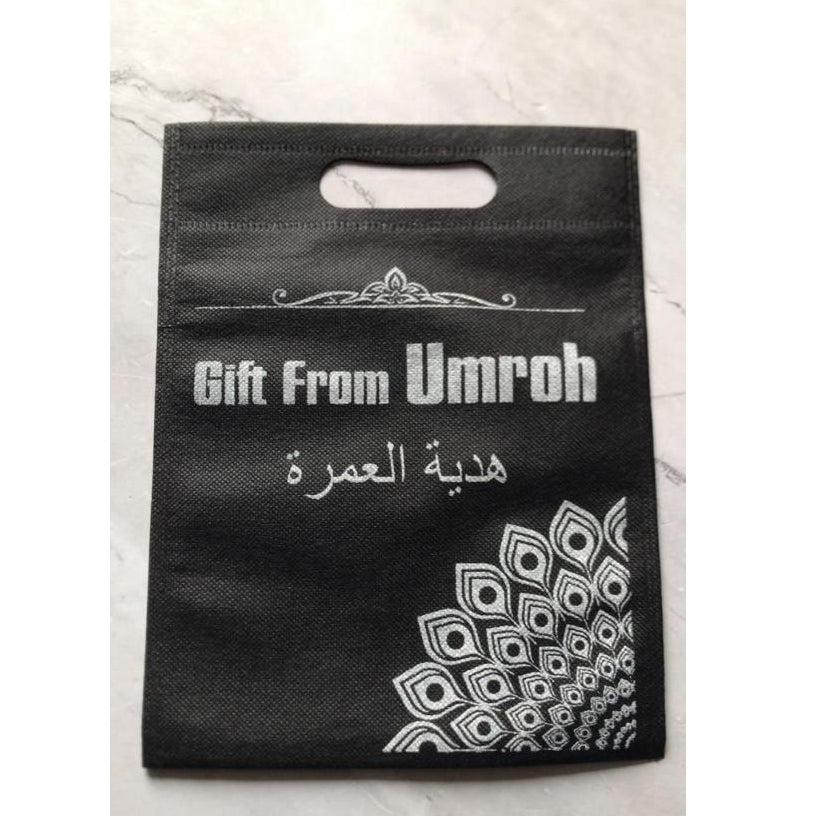 Pekanbaru (1 PCS) Tas Spunbound Oleh-Oleh Umroh Haji Gift Tote Bag Tas Spunbond Hadiah Umrah Hajj Ukuran 20x25cm