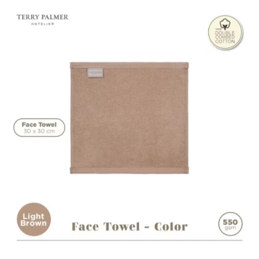 Pekanbaru Handuk Terry Palmer Hotelier -30X30Cm Color Edition - Face Towel 550 Gsm
