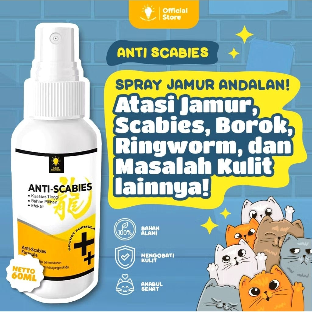 Pekanbaru BIODIN SPRAY 20 ML Obat Kucing Anjing Anti Jamur Luka Scabies Demodex Parasit Penyakit Kulit Kudis Scadix