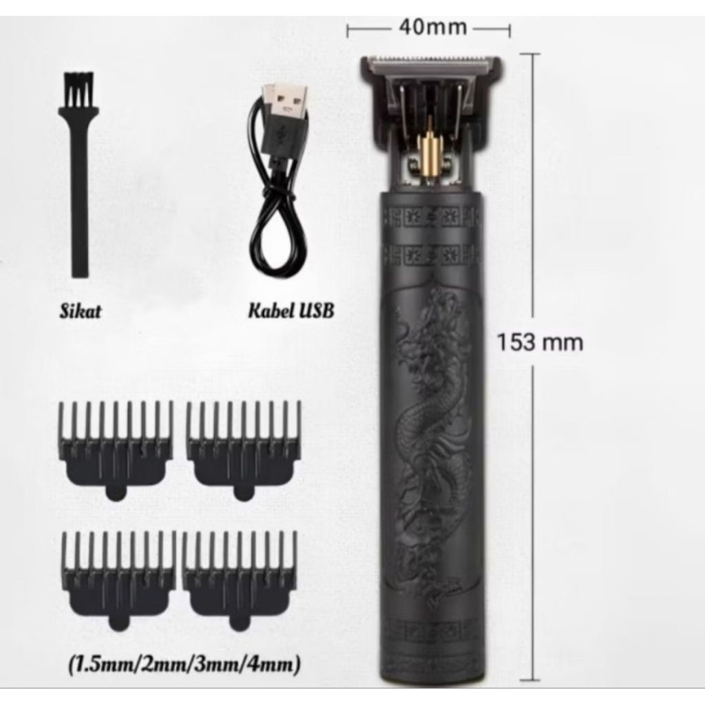 Pekanbaru Alat Cukur Rambut Elektrik Hair Clipper Alat Potong Rambut Clipper Rambut Cordless