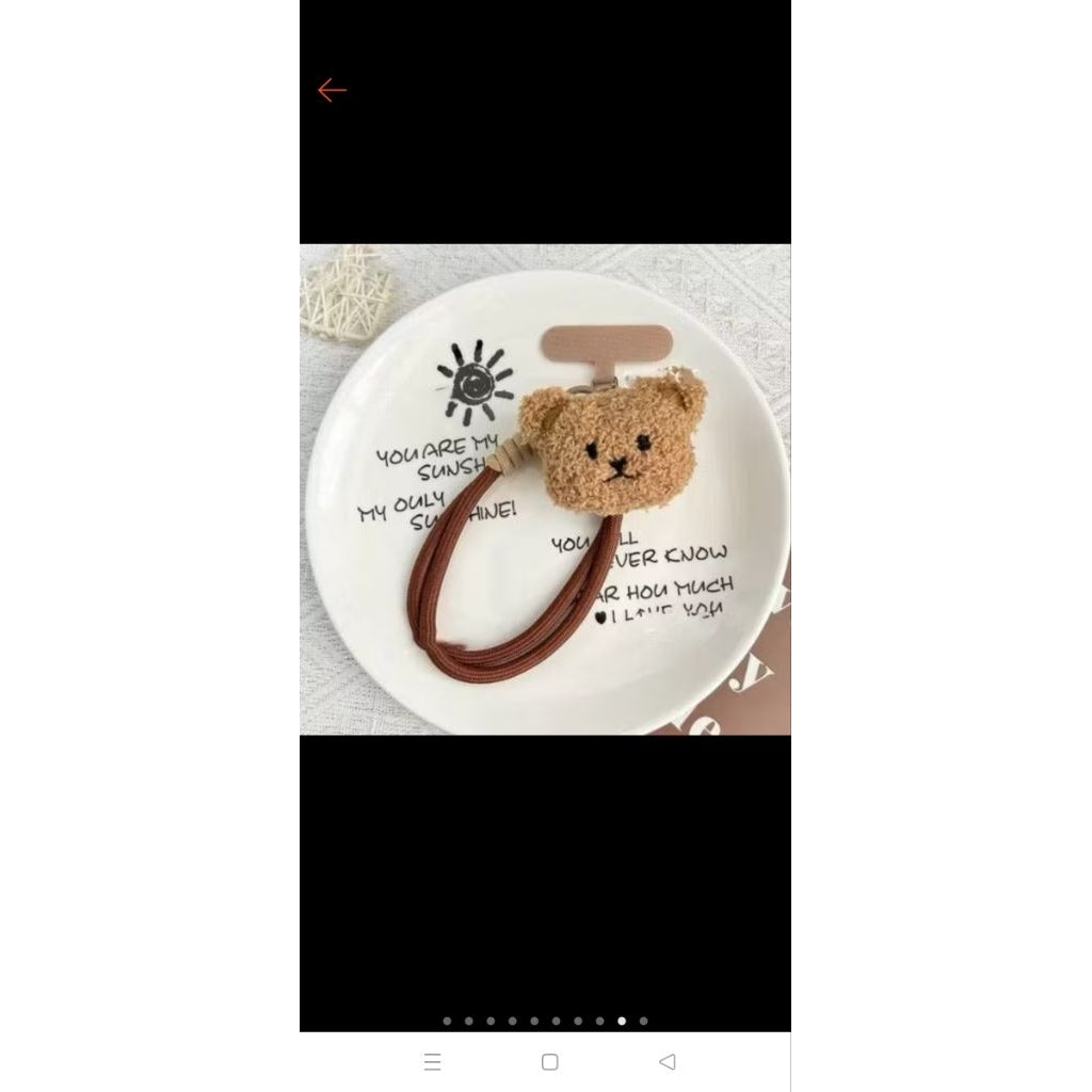 Pekanbaru Super Imut / Tali Handphone Lanyard Universal Bisa Cross-Tangan Motif Kartun Lucy