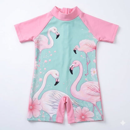 Pekanbaru Baju Renang Anak Karakter/ Baju Berenang Anak/Baju Renang Anak Lengan Pendek Perempuan Dan Laki-Laki