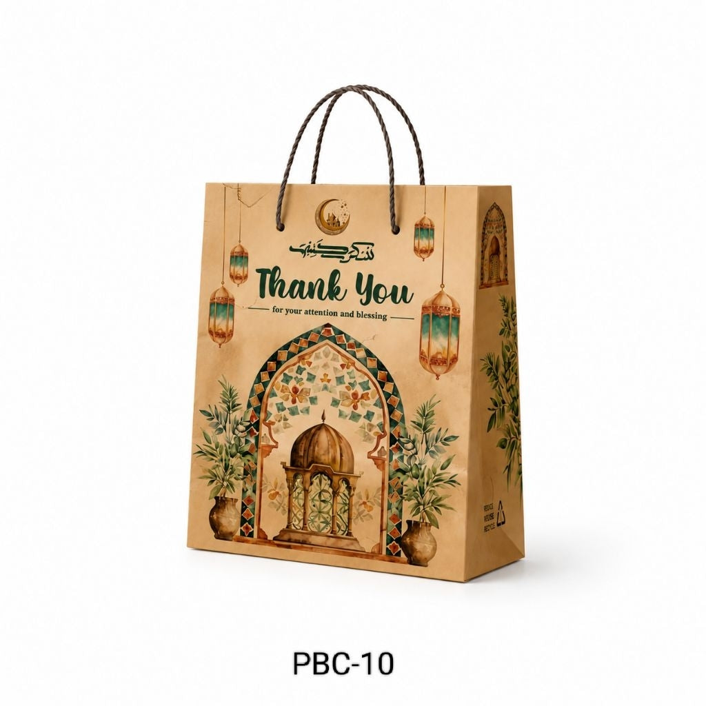 Pekanbaru (1pcs) Paper Bag Motif Terima Kasih Paperbag Thank You Tas Kado Souvernir Acara Pernikahan Wedding Ulang Tahun Ukuran 20x25x10 cm