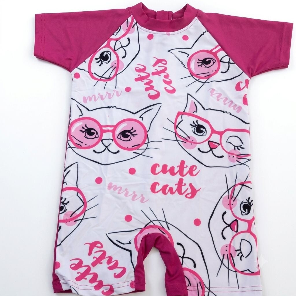 Pekanbaru Baju Renang Anak Karakter/ Baju Berenang Anak/Baju Renang Anak Lengan Pendek Perempuan Dan Laki-Laki
