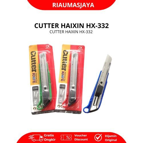 Pekanbaru Cutter/Pisau Cutter Haixin- Hx 332/Peifa Murah