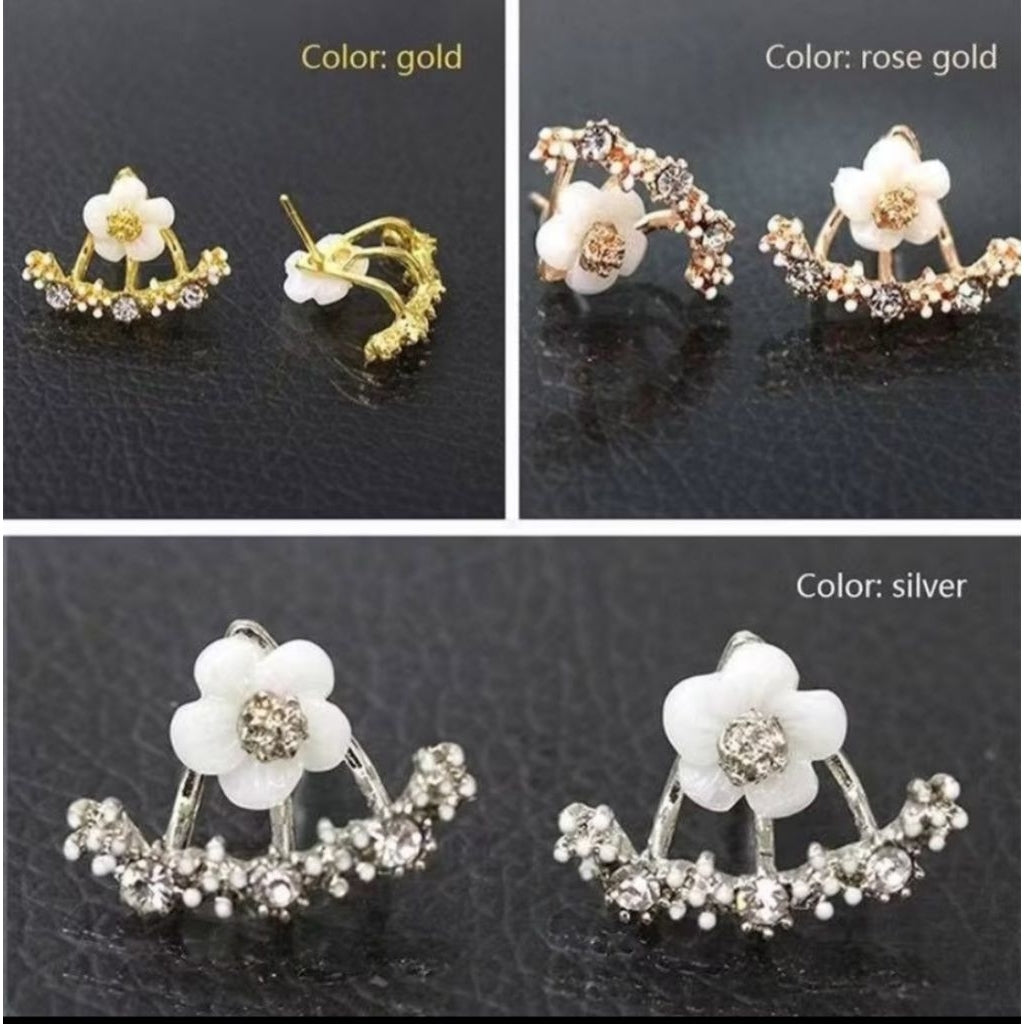 Pekanbaru Anting Tusuk Bentuk Bunga Daisy Bahan Alloy Untuk Wanita