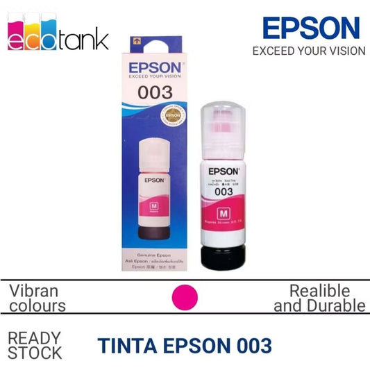 Pekanbaru Tinta EPSON 003 Premium Printer Warna Terbaik L1110 L1210 L3100 L3120 Viral Pengadaan Pemda Murah