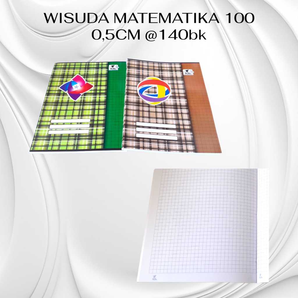 Pekanbaru Wisuda Buku Tulis Matematika 0.5Cm Isi 100 Lembar