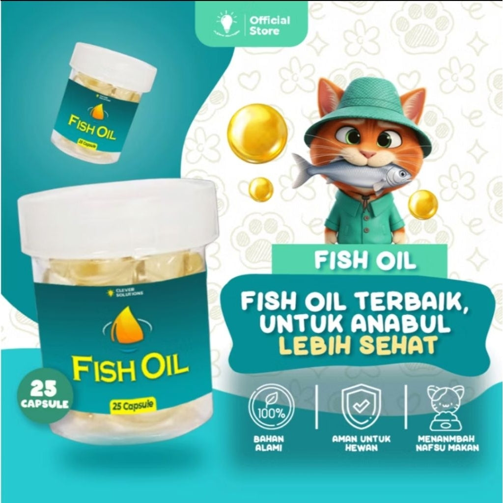 Pekanbaru FISH OIL – Minyak Ikan untuk Kucing, Kelinci, dan Hamster