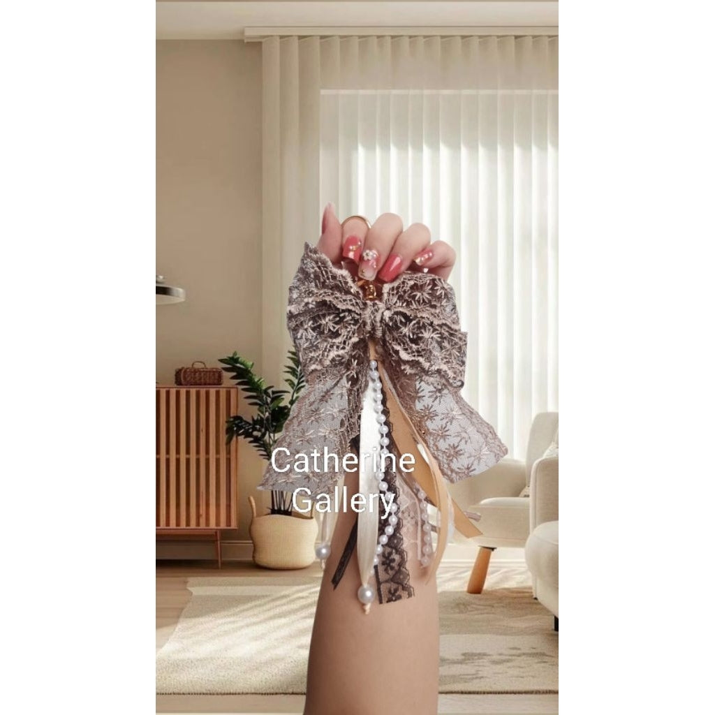 Pekanbaru Gantungan Tas Ellea Pita Macrame Aestetik