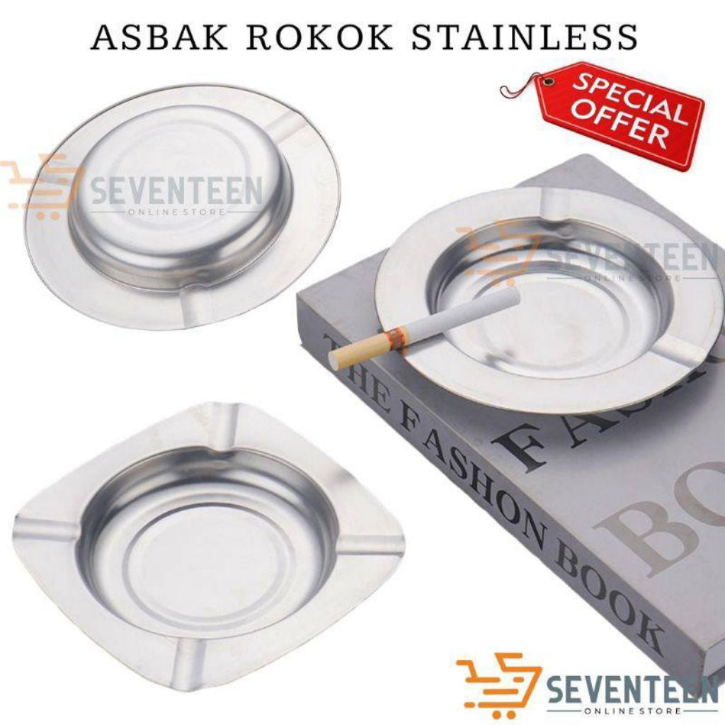 Pekanbaru Asbak Stainless Bulat 12cm Mangkok Asbak Besi Murah