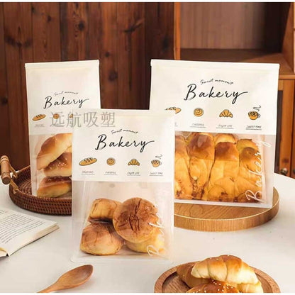 Pekanbaru Paperbag / Kantong Kertas Roti Kue Cookies Polos Tutup Kawat